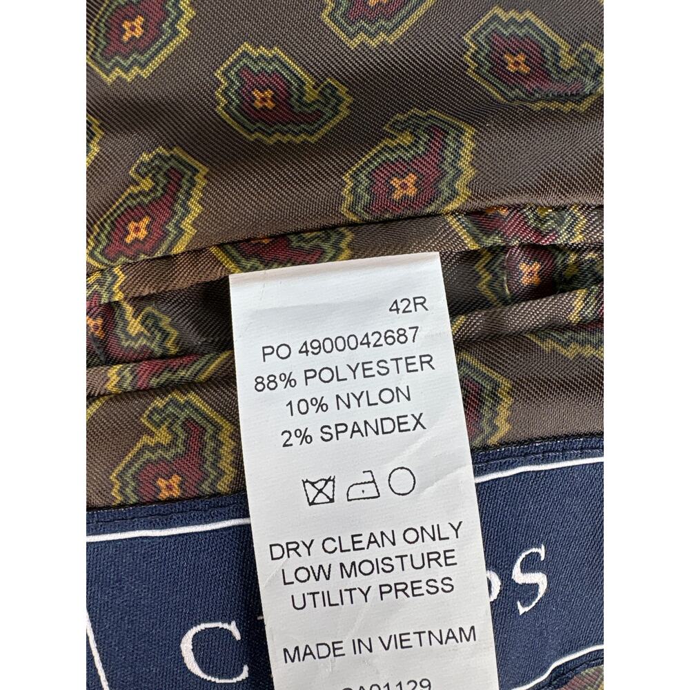 Chaps Classic-Fit Corduroy Stretch Sport Coat (Dark Gray, 42 Regular) Paisley - Picture 7 of 10